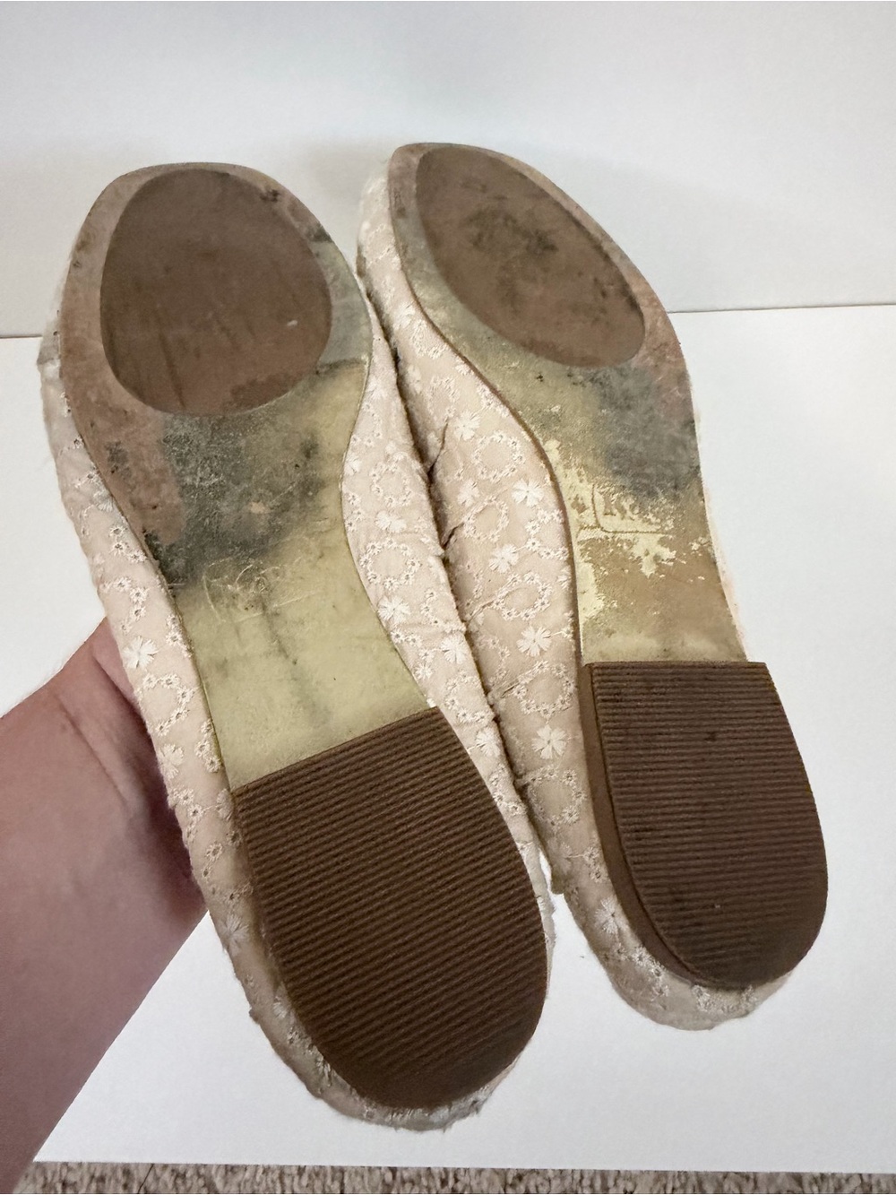 Korks fabric flats sz 9.5 - Picture 2 of 9